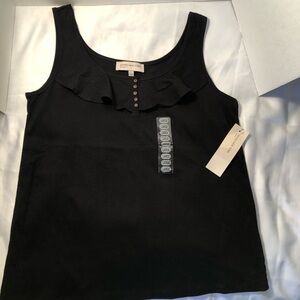 Jones New York Black Sleek Tank Top
